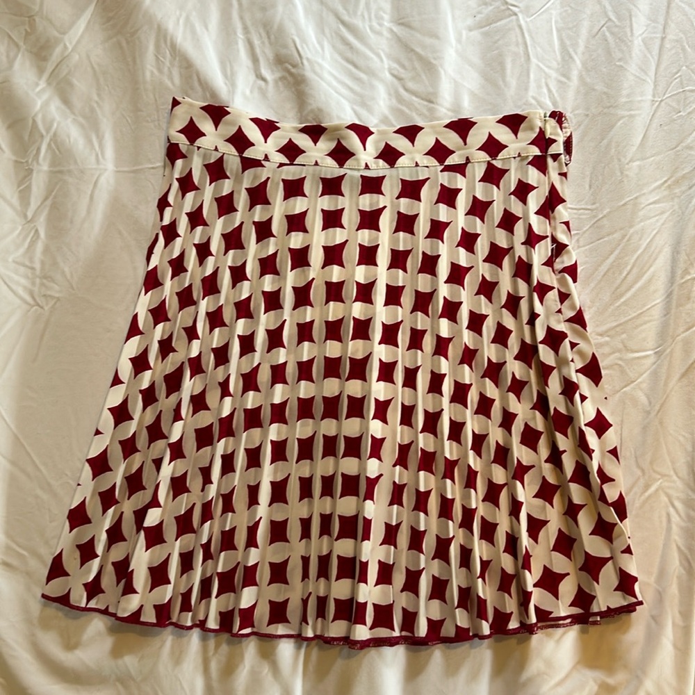 Zara Printed pleated Flowy Skirt | Multicoloured